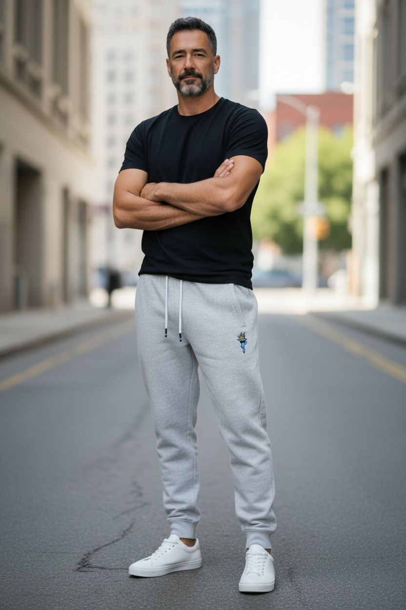 GOAT JOGGER SWEATPANT - LT GREY