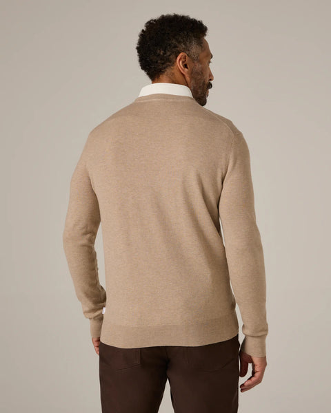 SOFT CREWNECK SWEATER - TAN