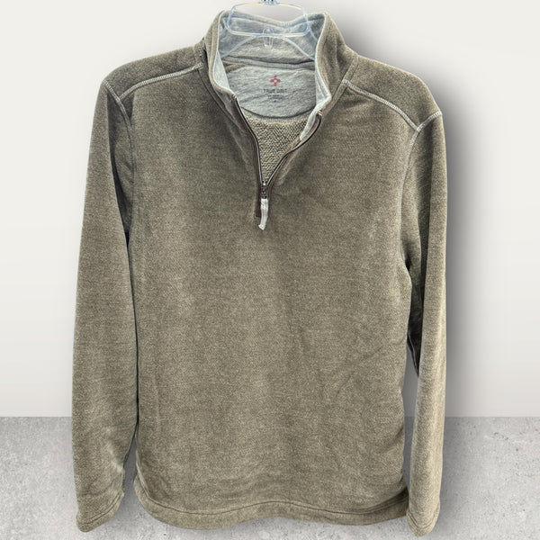 CHENILLE LUX 1/4 ZIP - GREY