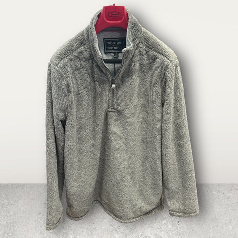 CHINCHILLAH 1/4 ZIP - CHARC