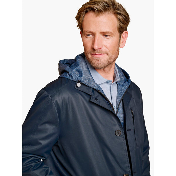 UPTON RAIN COAT - NAVY