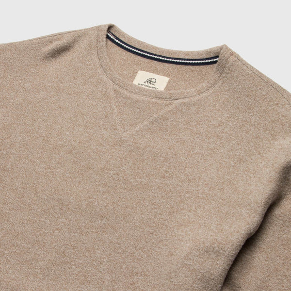 THE SOFTEST CREWNECK - CAMEL