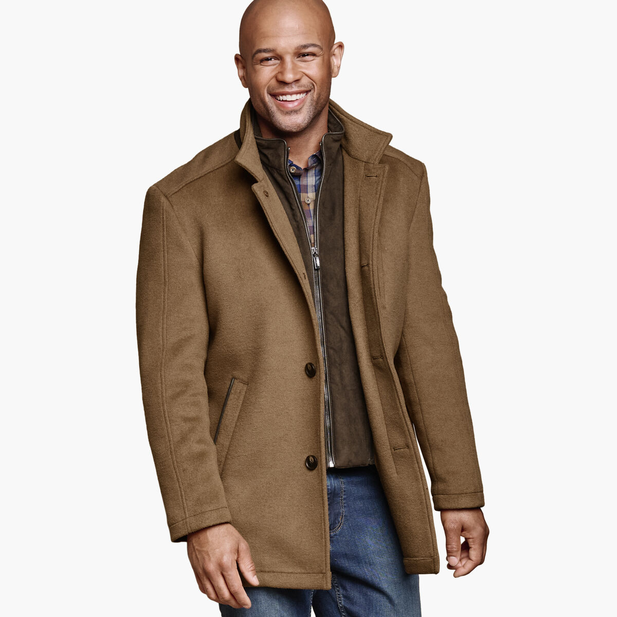 UPTON CAR COAT - WHISKEY