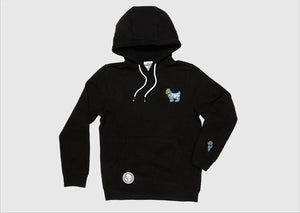 GOAT PULLOVER HOODY - BLACK