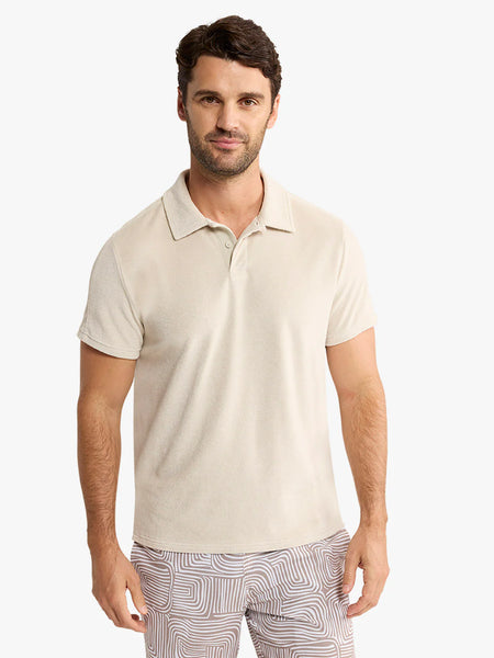 RAVELLO TERRY POLO - SAND