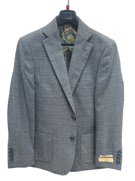 BOYS HUSKY SPORT COAT - LT BLUE