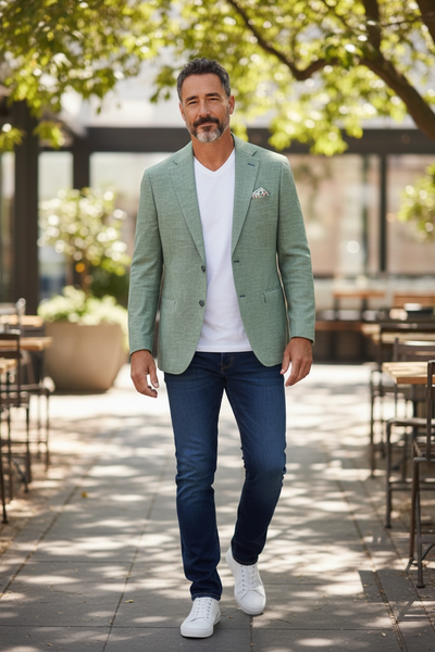 OREGON STRETCH SPORT COAT - GREEN