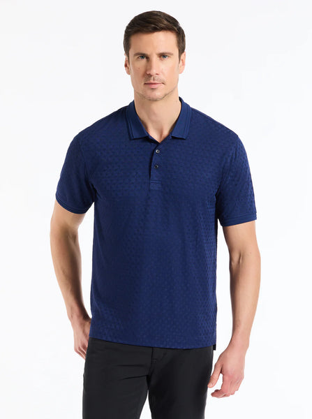ELIAS KNIT POLO - NAVY