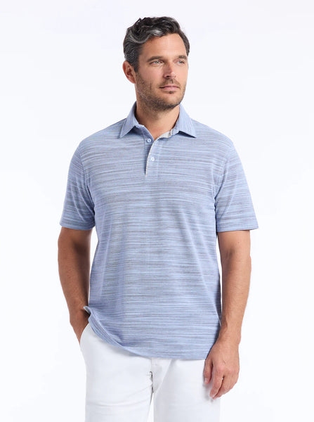 BOGNER KNIT POLO - LT BLUE