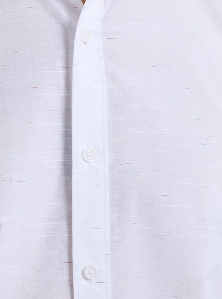 AVONDALE LS WOVEN - IVORY