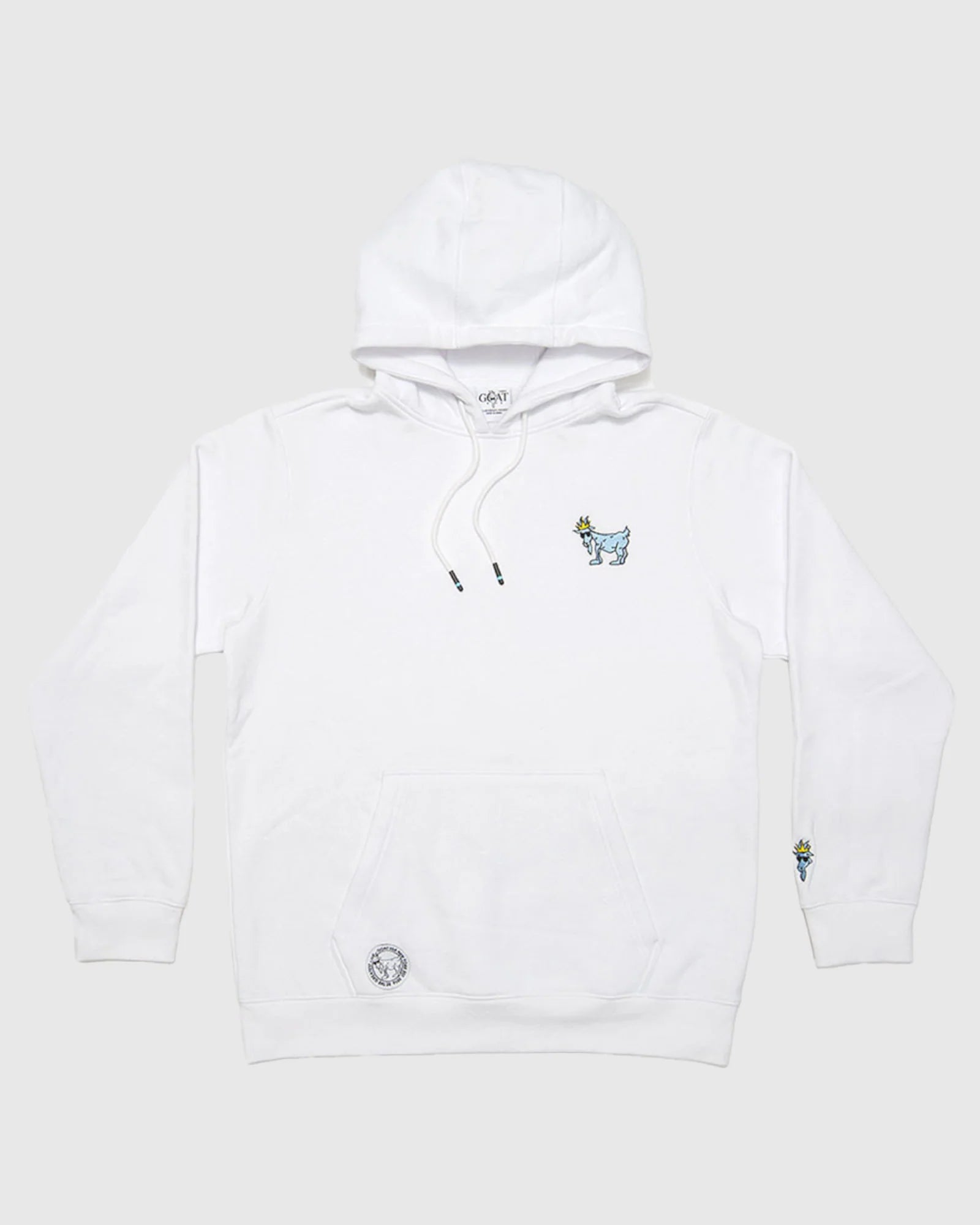 GOAT PULLOVER HOODY - WHIITE