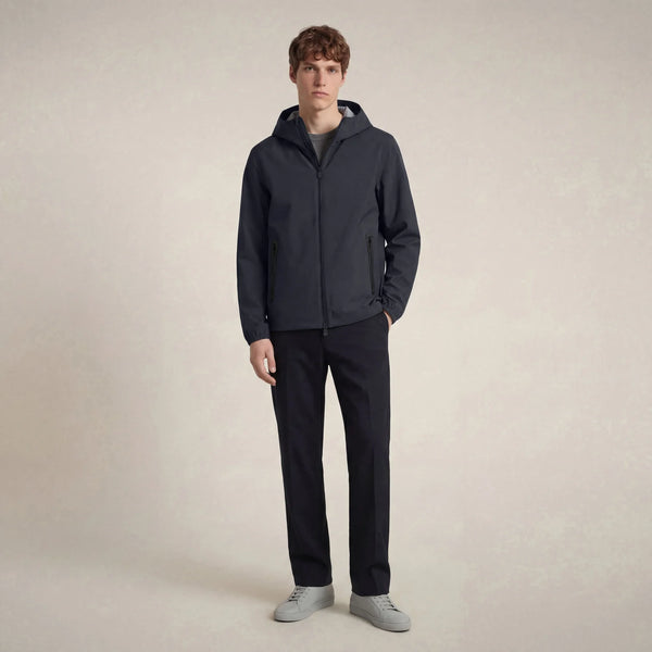 DROP RAIN COAT - BLUBLK