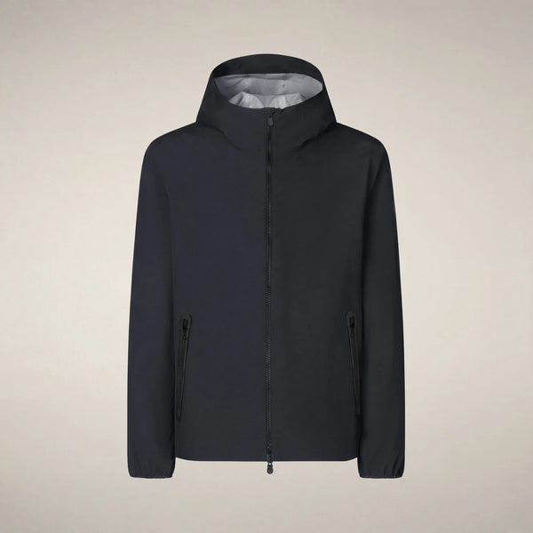 DROP RAIN COAT - BLUBLK