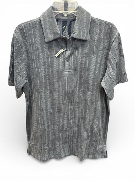 SS JAQUARD POLO - INDIGO