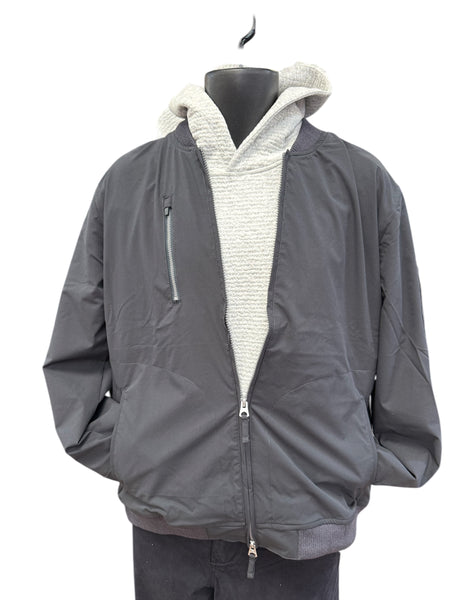 SPRING MOTO JACKET - CHARCOAL