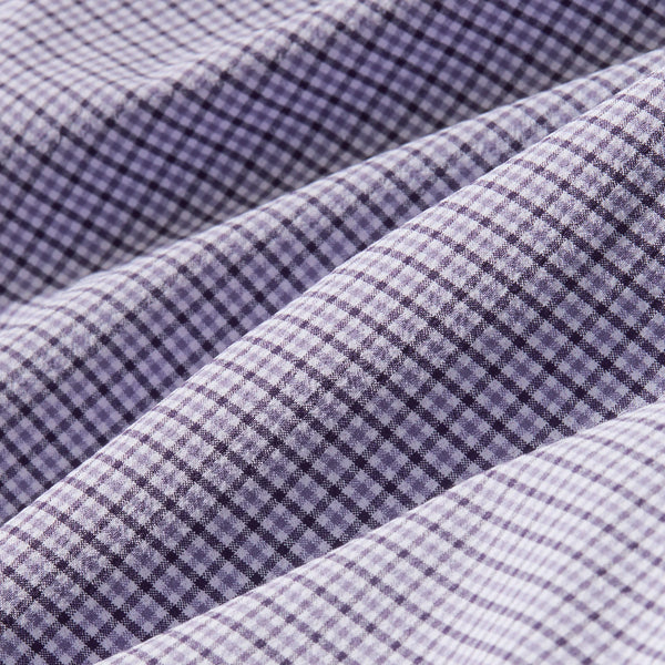 TRIM FIT SAM LEEWARD PLAID - LT PURPL DUSK