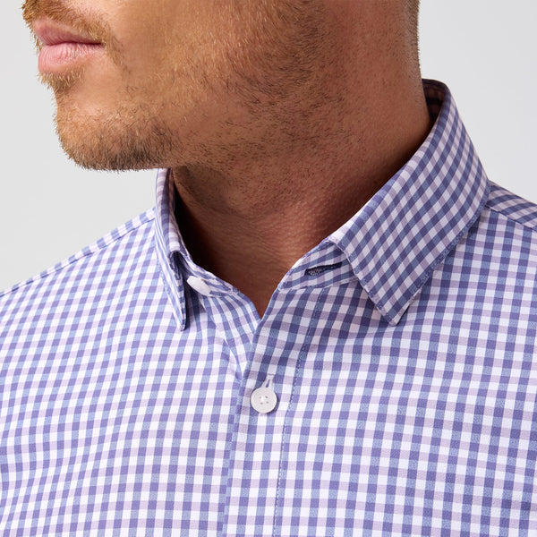 TRIM FIT LEEWARD PLAID - PURPLE DUSK