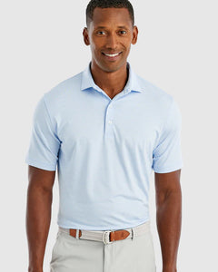 LYNDON PERFORMANCE POLO - GULF BLUE