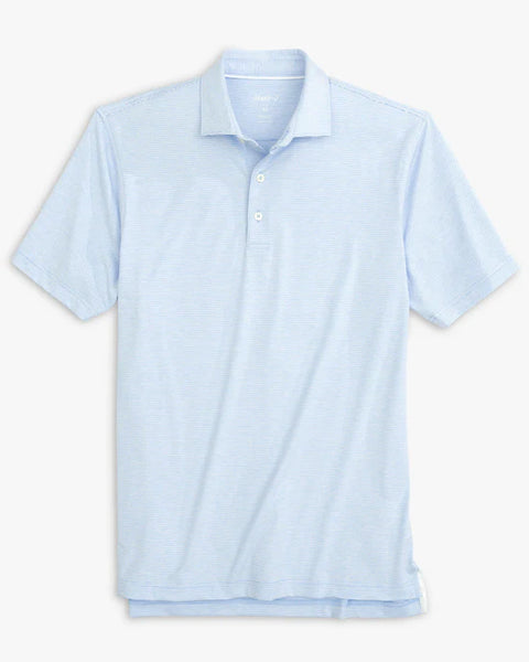 LYNDON PERFORMANCE POLO - GULF BLUE