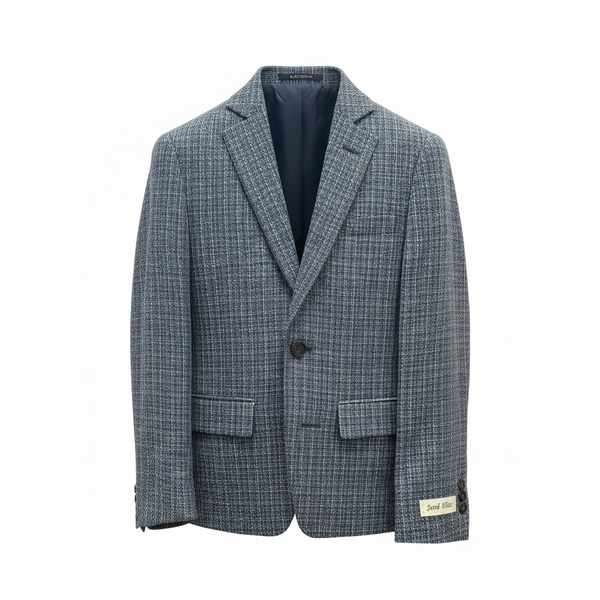 BOYS ARTIE  WOOL/LINEN SPORTSCOAT - BLUE