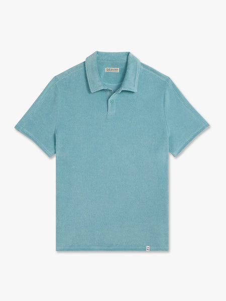 RAVELLO TERRY POLO - AQUA