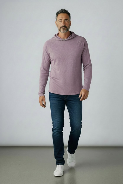 RAGLAN HOODIE - WINE