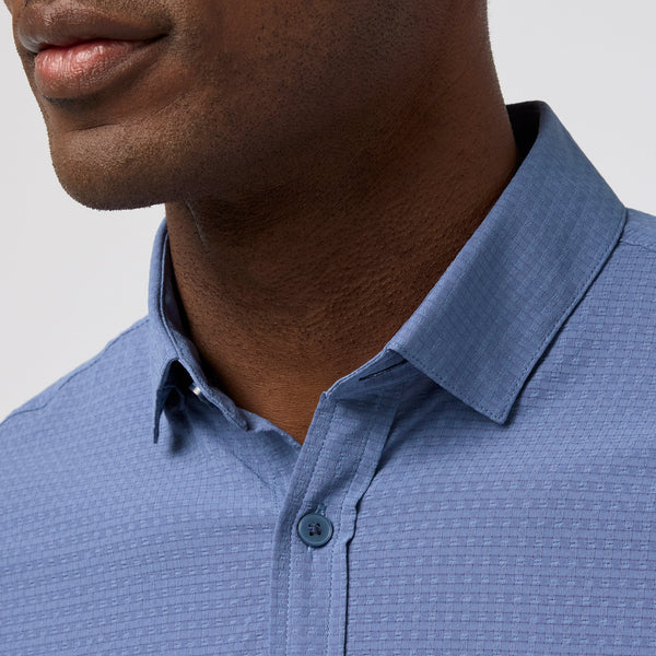 PORTER SS SEERSUCKAH - FJORD BLUE?