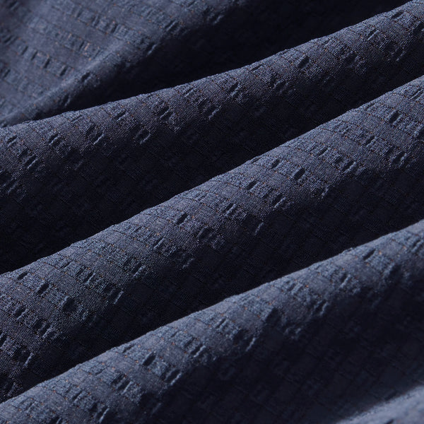 PORTER SS SEERSUCKAH - NAVY