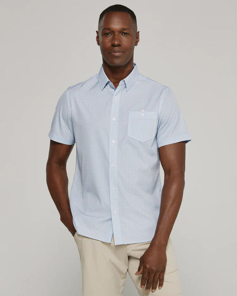 LEXTER SS PERFORMANCE SS BUTTON UP - NATURAL