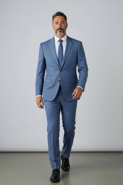 NAPOLI WOOL SUIT - BLUE