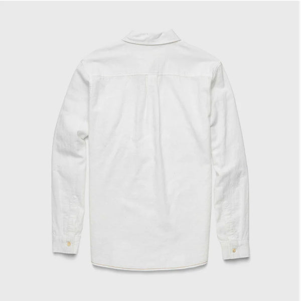 LS SLUB WOVEN - WHITE