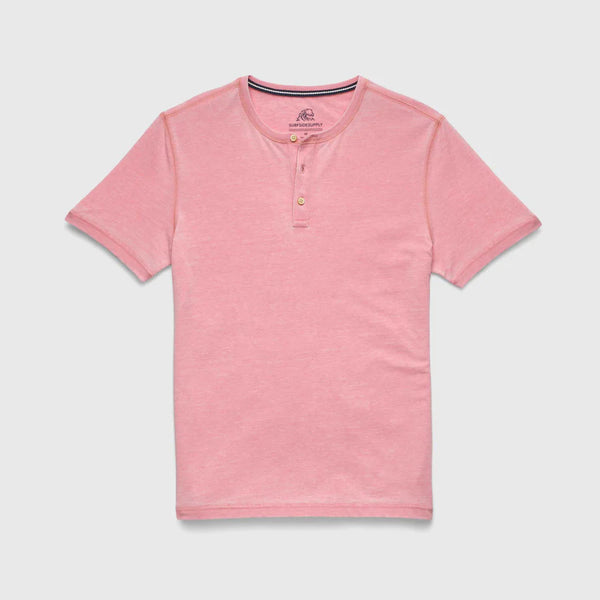 SS BURNOUT HENLEY - PINK
