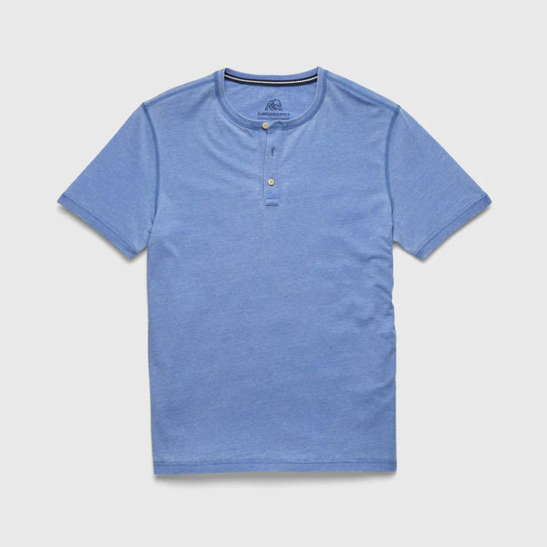 SS BURNOUT HENLEY - BLUE