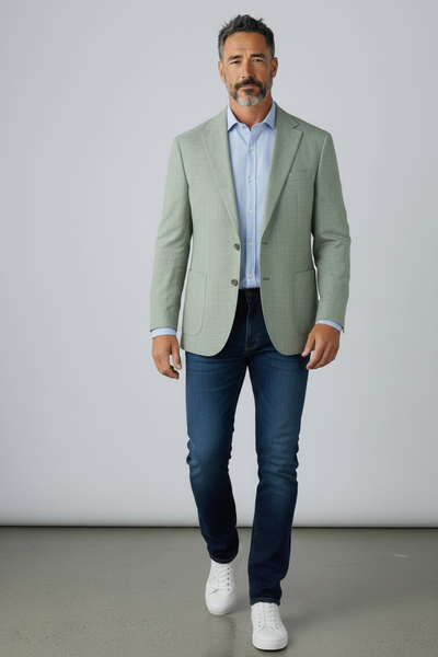 SLIM FIT SPORT COAT - GREEN