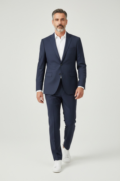 CALVIN KLEIN SKINNY FIT SUIT - NAVY