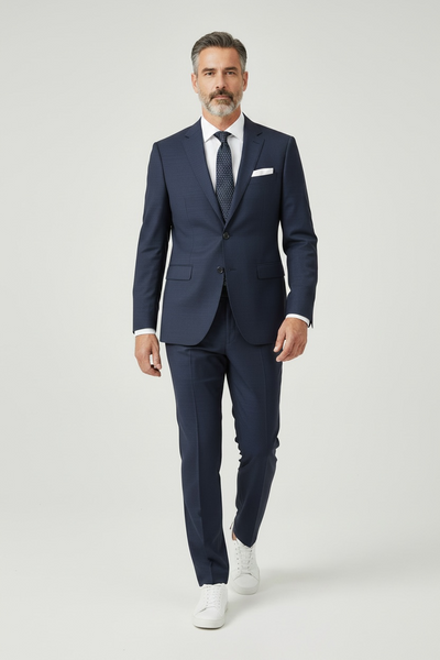 CALVIN KLEIN SKINNY FIT SUIT - NAVY