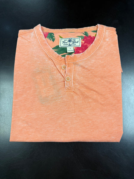 BURNOUT SS HENLEY - MANGO