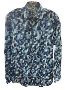 BOYS PARTY SHIRT - BLUE