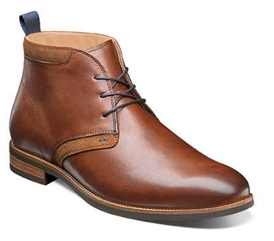 Mens cognac hot sale chukka boots