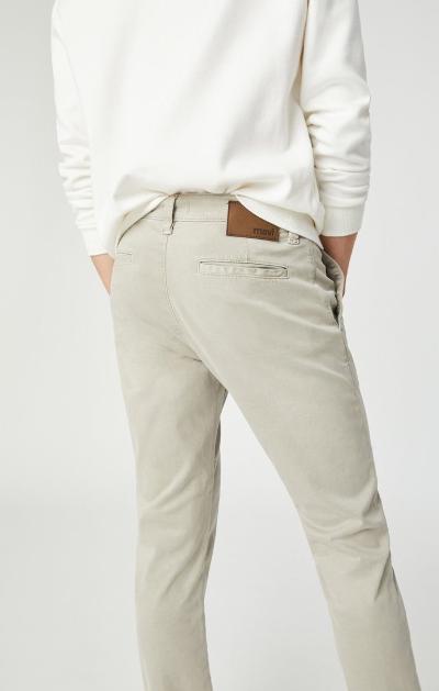 JOHNNY SLIM FIT CHINO - STONE/GREY