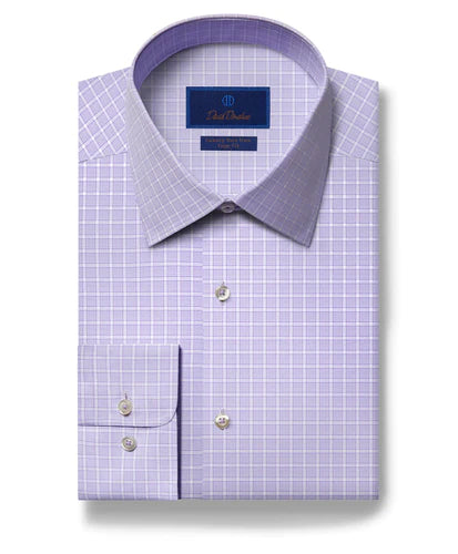 TRIM FIT - 4/5 NON IRON - LILAC