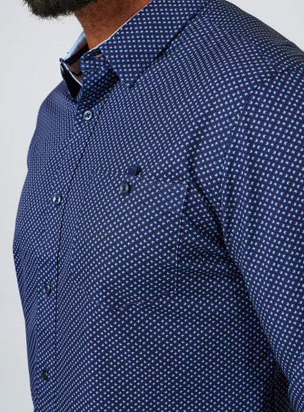 PERFORMANCE PARTY SHIRT - NAVY
