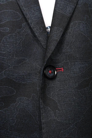 DUKE CAMO JACKET - NAVY