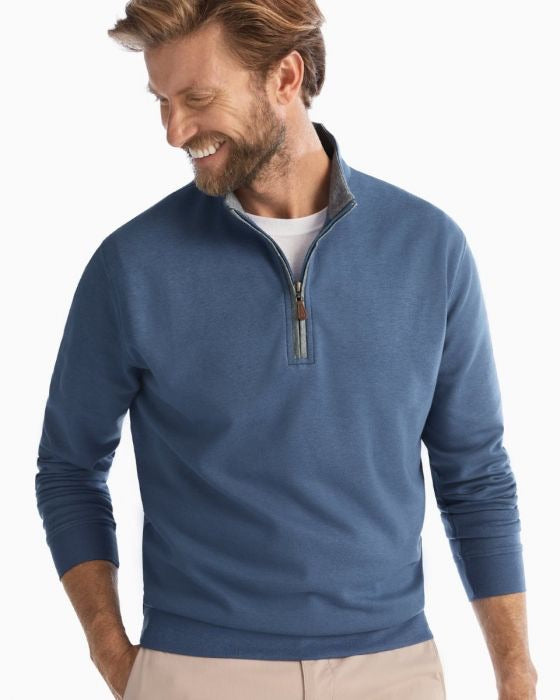 Men's Match Boys Fleece Pullover - Brown/Red