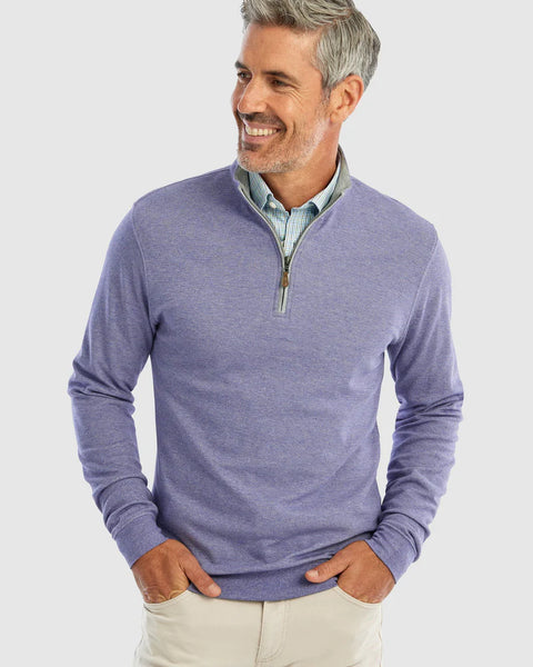 MENS SULLY 1/4 ZIP - MULBERRY