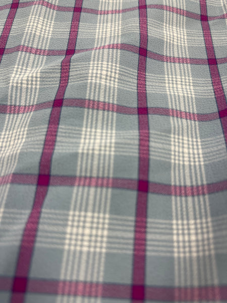 TRIM FIT LEEWARD CHECK - BLUE/PRP