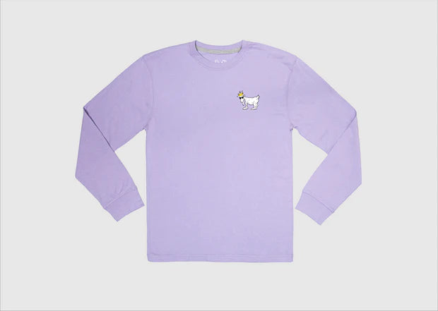 GOAT LS TEE - LAVENDER