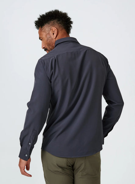 LONG SLEEVE STRETCHY - CHARCOAL