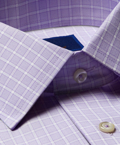 TRIM FIT - 4/5 NON IRON - LILAC