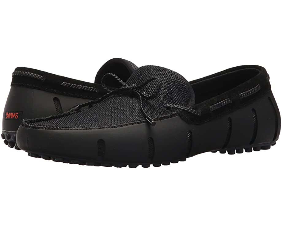 BRAIDED LACE LOAFER - BLK/BLK